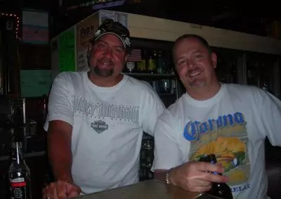 The Guys having a beer